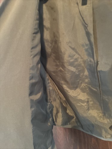 H&M Divided Damen Blazer 6 olivgrün Reißverschlusstaschen Cropped offen - Bild 4 von 6