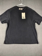 Rebel Vengeance Mens Small T Shirt Black Bulldog Rover Amsterdam Broom Co NWT