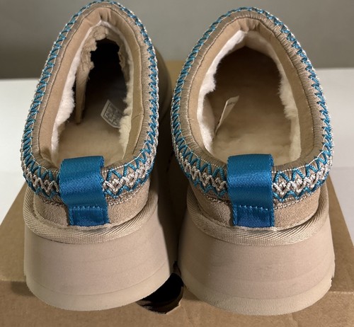 UGG Tazz Women's Size 8 Platform Slippers - Driftwood 1122553 (Authentic) (New) - 第 2/17 張圖片