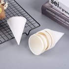 200 Stück Kaltjoghurtbecher Einweg-Papierkegelförmige Eiscreme-Dessertbecher