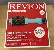Revlon RVDR5222MNT 1100W Hair Dryer and Volumizer Hot Air Brush - Mint