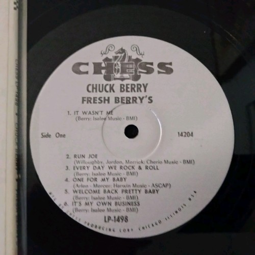 Chuck Berry Fresh Berry's Chess LP 1966 reissue - 第 3/5 張圖片