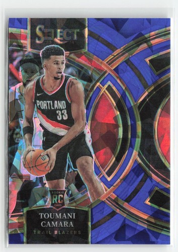 2023-24 Panini Select #115 Toumani Camara Premier Blue Ice Prizm RC