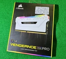 L🥰🥰K - Corsair Vengeance DDR4 RGB Pro Light Kit - White NEW - ⚡️SHIP🏎️💨💨💨
