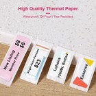 Thermal Printing Label Paper 12*30mm 210pcs 4K8R