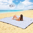 Oversized Waterproof Picnic Blanket 80x80 - Machine Washable, Foldable