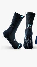 2 Pairs Premium Soccer Grip Socks Men, Women and Youth, Non-Slip Size 10-12