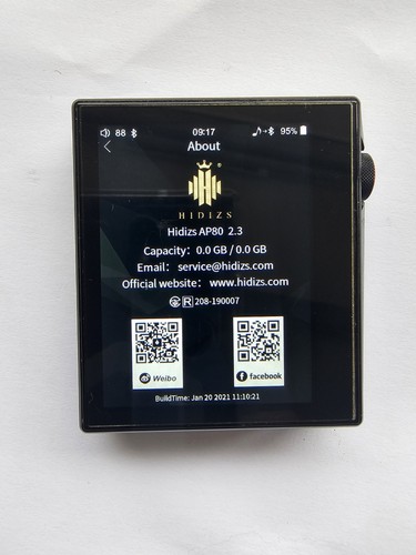 HIDIZS AP80 Hi Res DAC Audio Player + Case + 128gb SD card + Band Bundle. - Picture 5 of 13