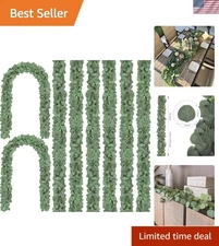 Stylish Eucalyptus Garland, 36 Pcs Green Silk Vines for Weddings & Home Styling