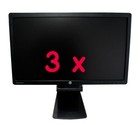 3 x monitor HP EliteDisplay E231 23 cale 1920 x 1080 16:9 DVI VGA DP