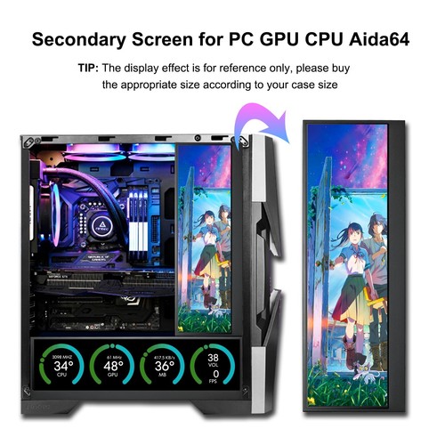 12.3/10.3 Inch 10 Point TouchScreen Monitor HDMI Type C 1920x720 IPS Display LCD - Picture 11 of 40