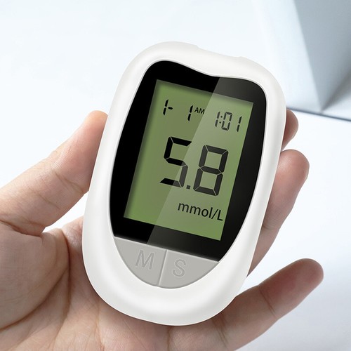 Probador de diabetes máquina medidora de glucosa en sangre para diabéticos con tiras de 50 piezas + pasador - Imagen 3 de 5