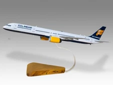 Boeing 757-300 Icelandair Version 2 Desk Wood Airplane Model Large Scale 1/130