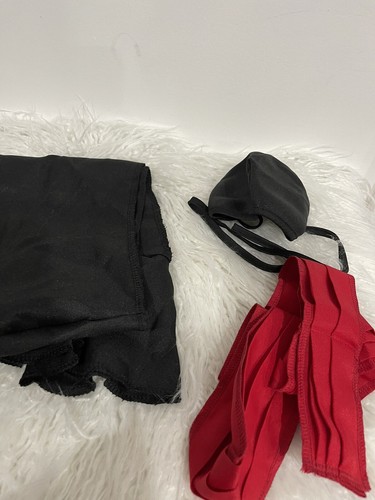 Leg Avenue Herren schwarz & rot Ninja Halloween Kostüm 5-teilig Kostüm Größe M/L - Bild 8 von 8