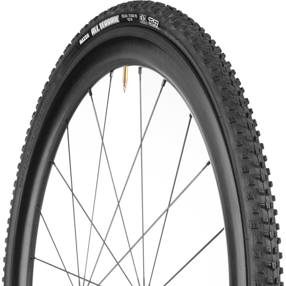 Шина Maxxis All Terrane EXO/TR Clincher черная, 700x33