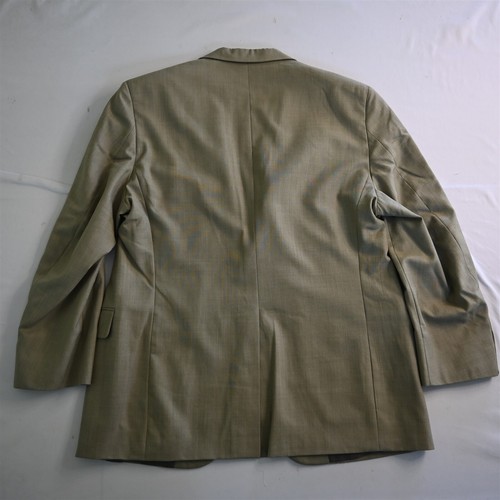 Tom James 44R Tan Brown Sharkskin 100% USA Made Mens Blazer Sport Coat - Picture 12 of 12