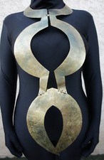 Metal handmade Necklace roman body armor medieval SciFi JOHN CARTER Movie Prop
