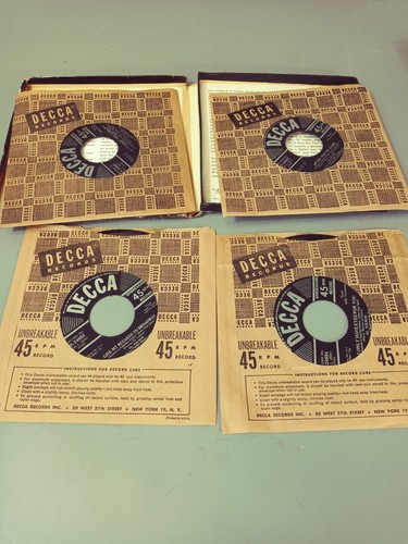 L👀K Vintage Al Jolson Collection of 2 Vinyl 45 Box Record Sets - Picture 3 of 6