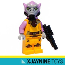 GENUINE LEGO STAR WARS REBELS Garazeb Zeb Orrelios Minifig + Blaster NEW