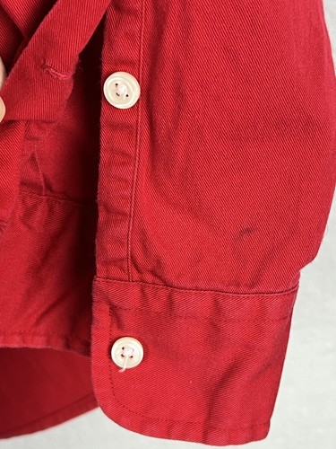 Polo Ralph Lauren Blake Button Down Shirt Adult Large Red Mens EUC - Picture 5 of 13