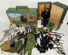 Vintage 1960s Gi Joe Action Figure Lot Cases Accessories Uniforms Hasbro Japan