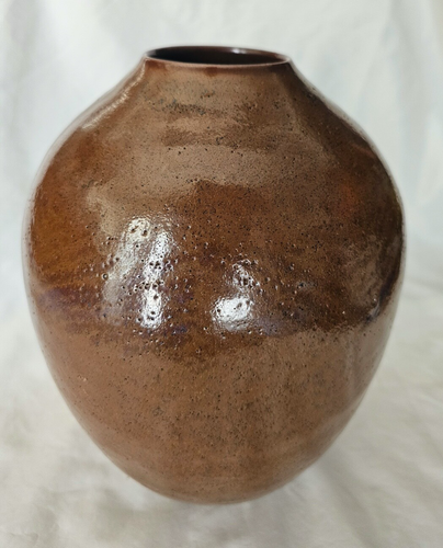 Über 2 kg, Atemberaubende Studiokeramik große japanische Vase - Bild 1 von 13