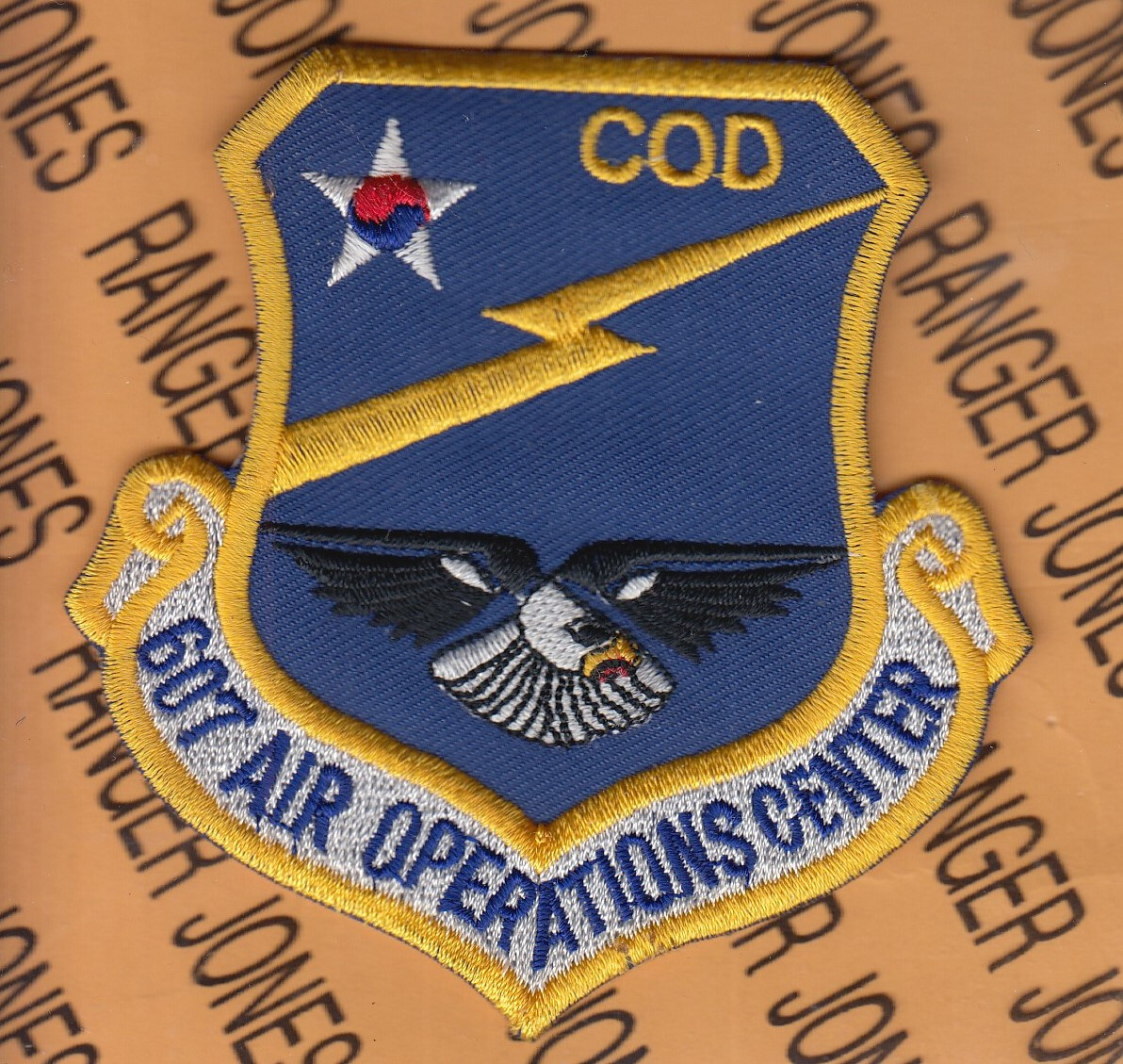 USAF Air Force 607th Air Operations Center AOC COD 3.5