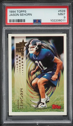1994 Topps #528 Jason Sehorn RC ROOKIE PSA 9 MINT Giants