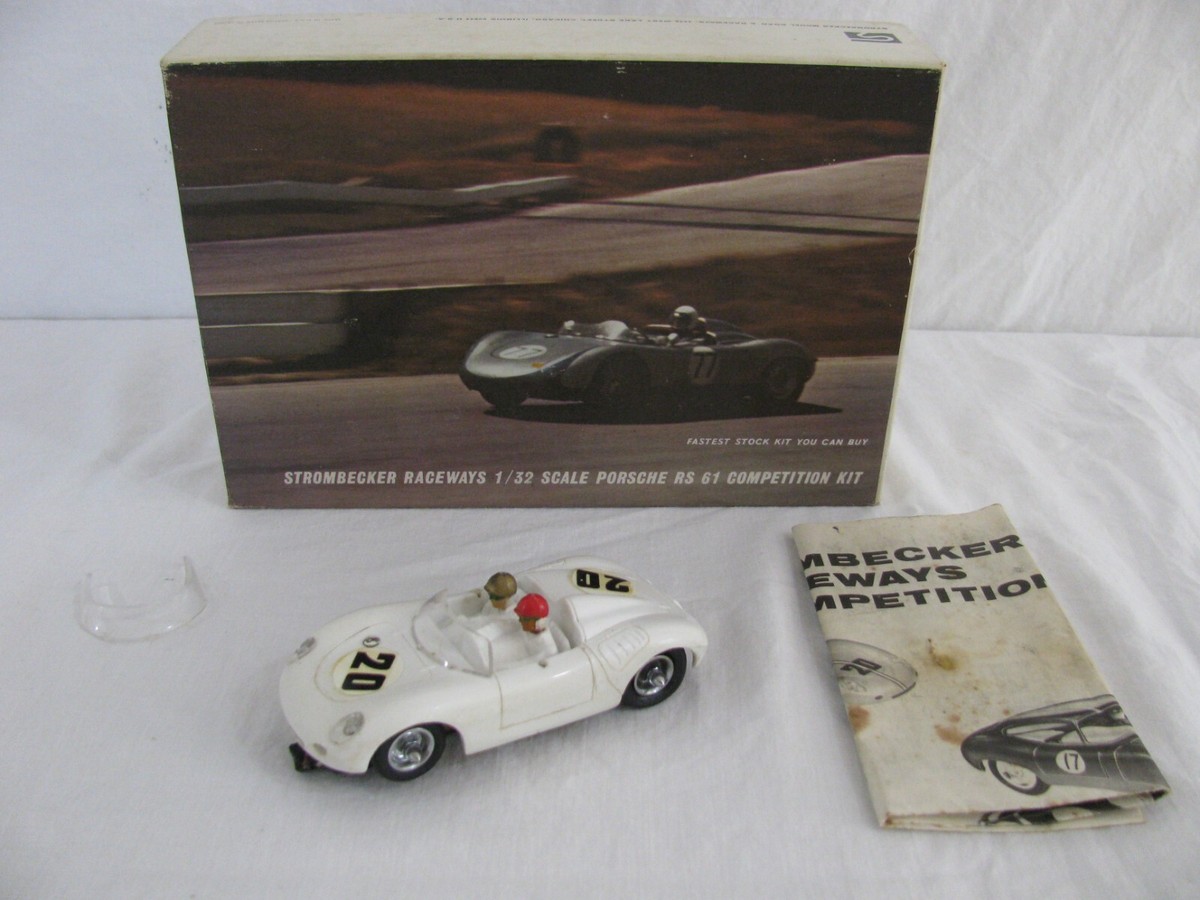 Vintage Strombecker 1/32 Porsche RS61 Competition Slot Car