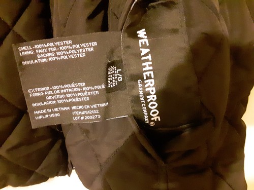 Weatherproof Garment Company Women's Reversible Black Faux Fur Vest Size L - Picture 3 of 3