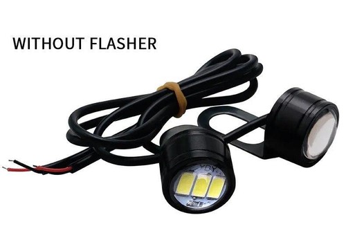 2pcs Motorcycle LED Drl Daytime Running Lights Mirror Eagle Eye LED Lamps - Picture 12 of 21