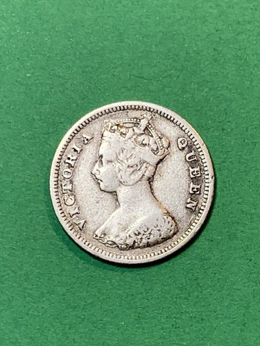 1892 Hong Kong Silver 10 Cents (A2015) - Picture 1 of 4