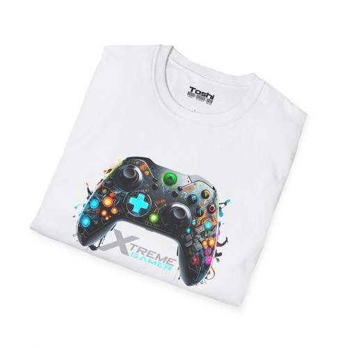Modded Gaming Controller Tee – Unisex Graffiti-Style Design Gamer Graphic Tee - Picture 10 of 43