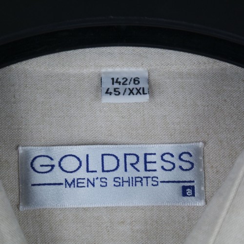 Mens Trachten Shirt 2XL Size Tyrol Beige GOLDRESS Festival Country Top - Picture 11 of 12