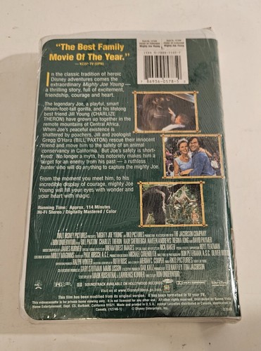 Vintage Walt Disney Mighty Joe Young VHS Tape Movie New In Clamshell **READ** - Imagen 2 de 7