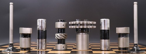 Chess Set Consisting of Jaguar V12 Engine Parts - Picture 9 of 19
