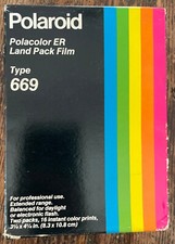 Polaroid Film 669 EXPIRED 12/84 Double Pack 16 photos Color Polacolor ER Instant