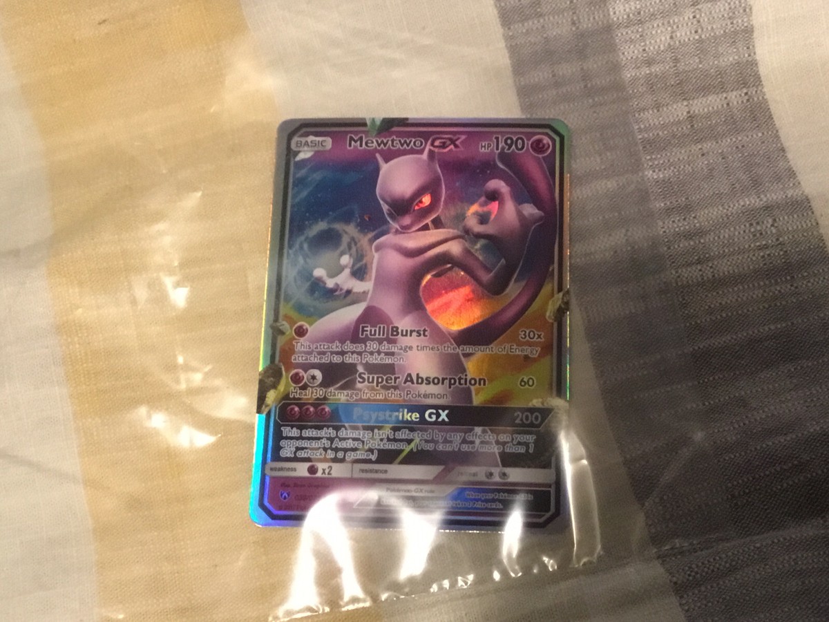 Mewtwo GX 039/073 190HP basic 2017 black star promo | eBay