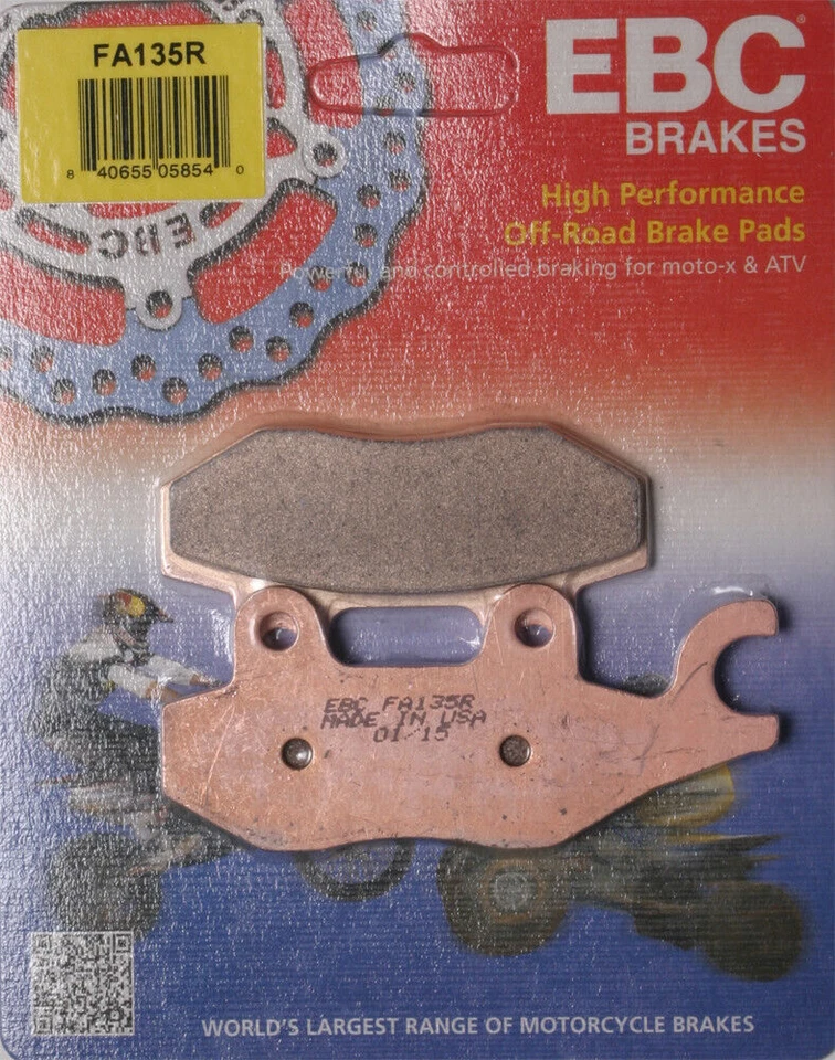 EBC R Series front rear brake pad kit for Kawasaki Mule 820 PRO FX/FXR/FXT - Image 2 of 4