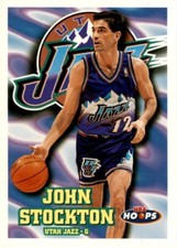 1997-98 NBA Hoops #153 John Stockton Utah Jazz