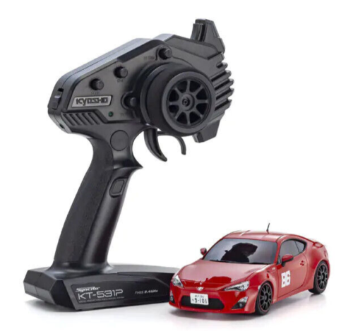 Kyosho RC Mini Z TOYOTA 86 MF GHOST AWD -RTR- *ROSSO* #32650MF - Foto 2 di 8