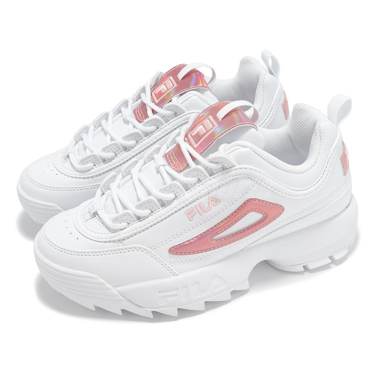 Fila White Men's Fila Disruptor Casual Shoes Fila Shoes Fila