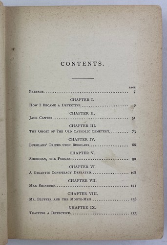 Criminal Reminiscences and Detective Sketches, Allan Pinkerton, 1879, HC - Picture 11 of 15