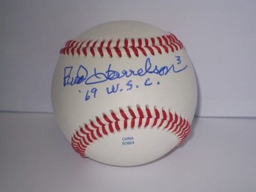 BUD HARRELSON METS LEGEND AUTO BALL INSCRIBED "69 W.S.C." COA FREE SHIPPING! - Picture 2 of 5