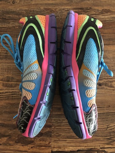 Skechers Flex Multicolor Mesh Sneakers 22241  Women US 11M Lace Up Vibrant Fun - Picture 15 of 21