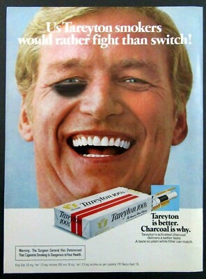 1975 TAREYTON 100's Filter Cigarettes 