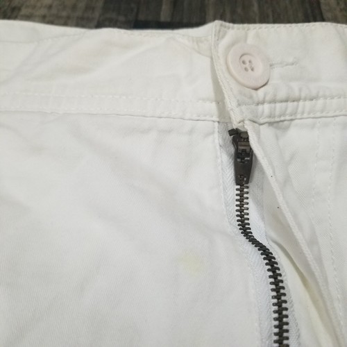 Enyce Shorts Mens 50 White Cotton Hip Hop Street Wear High Rise 52x12 - Picture 10 of 16