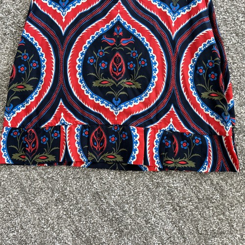 Juicy Couture Paisley Silk Slip Dress With Beading Detail Made in India Sz . 2 - Picture 6 of 9