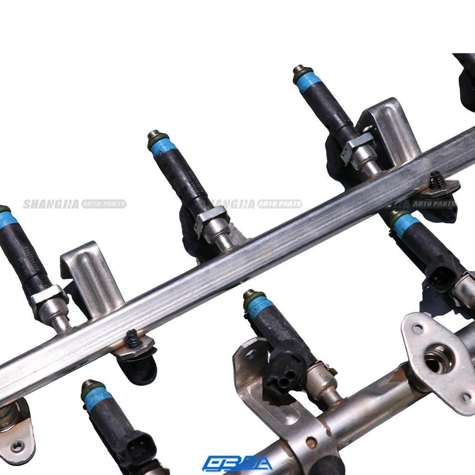 Juego de 2 rieles inyectores de combustible con inyectores para Aston Martin Rapide S DBS/Vantage OE Foto 4 de 4