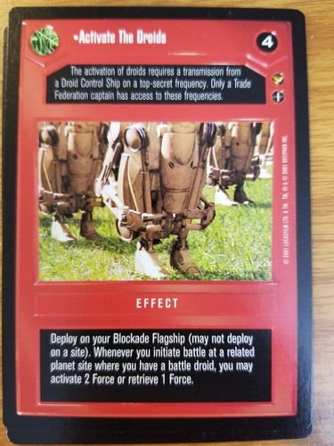 Star Wars CCG Theed Palace SINGLES BASICS Select Choose NrMint-MINT SWCCG - Picture 5 of 66